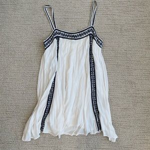 Forever 21 White Flowy Summer Dress